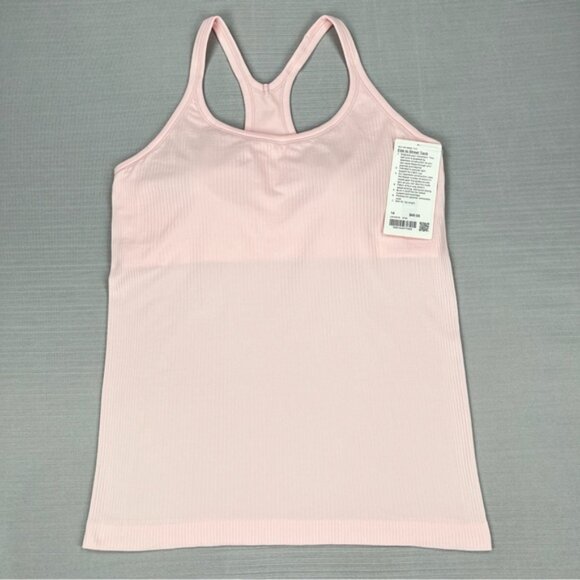 RARE! NEW Lululemon 2022 Ebb to Street Tank Top Sz. 14 - Strawberry Milkshake - Picture 2 of 9